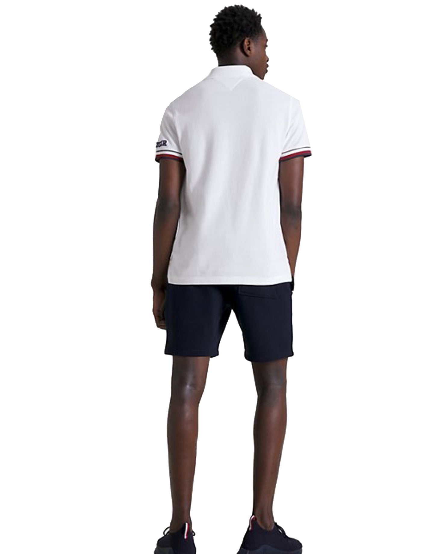 Polo Slim Fit Bianca Monotype Tommy Hilfiger A23