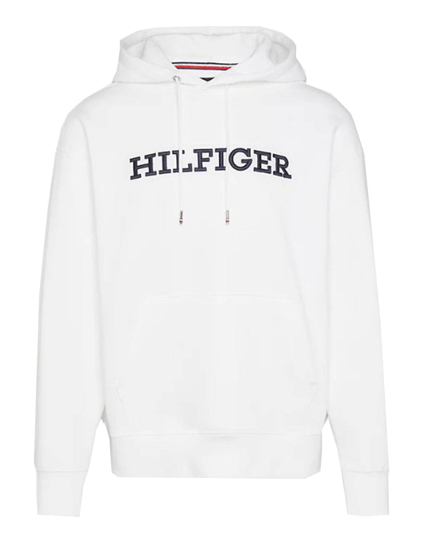 Felpa Bianca con cappuccio logo Tommy Hilfiger A23