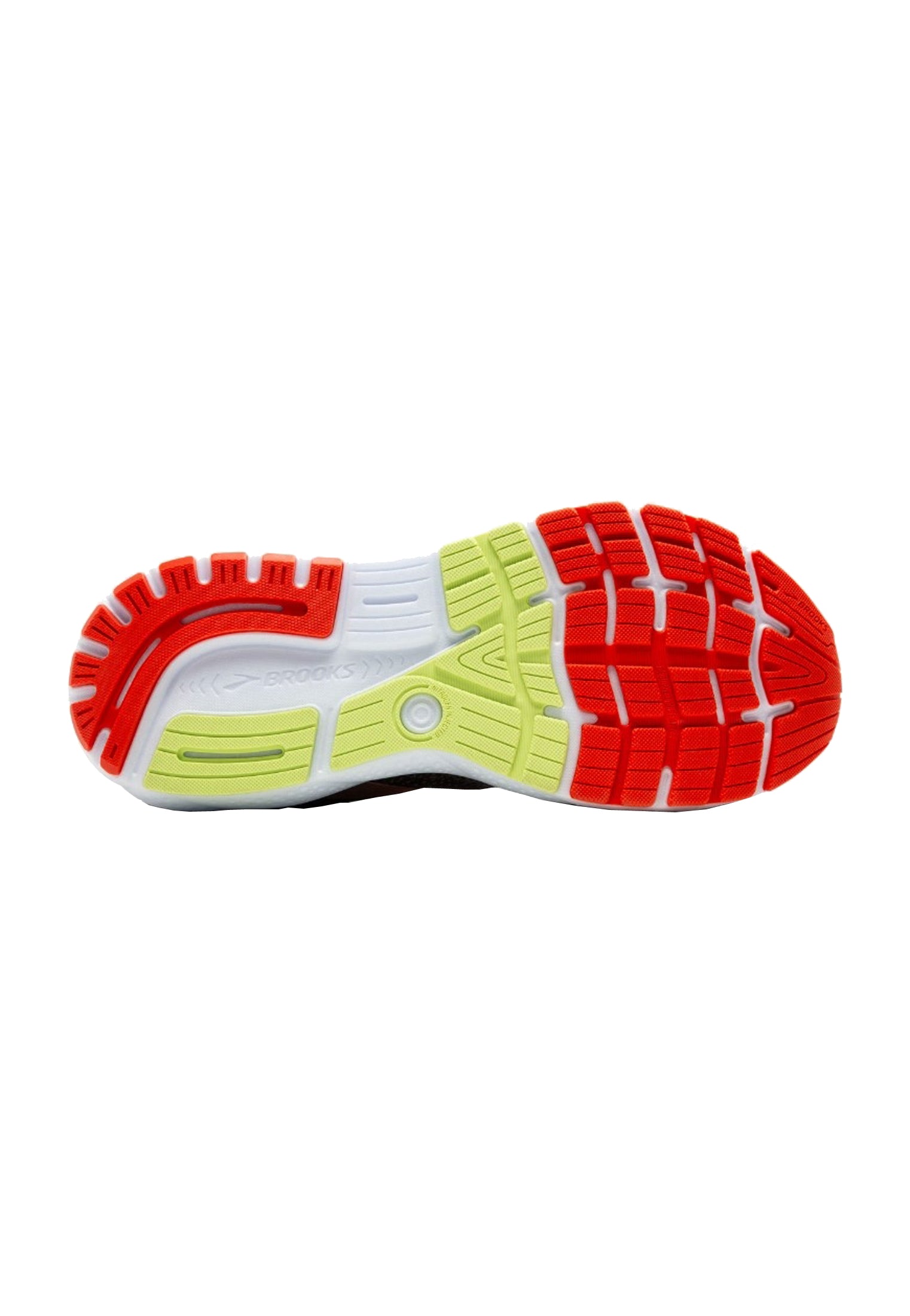 BROOKS GHOST 16 1104181D049BLACK MANDARINE  RED GREEN