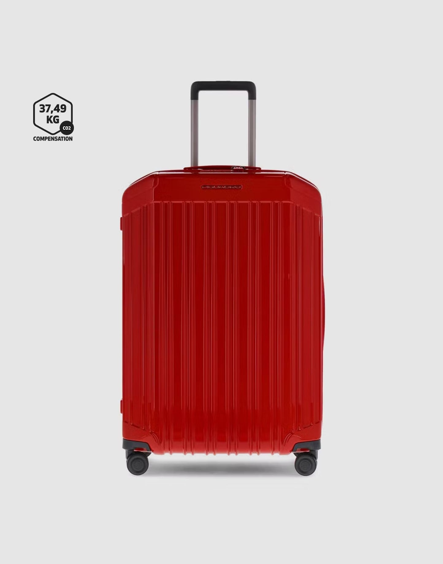 Piquadro PQ-Light polycarbonate medium 4-wheel trolley