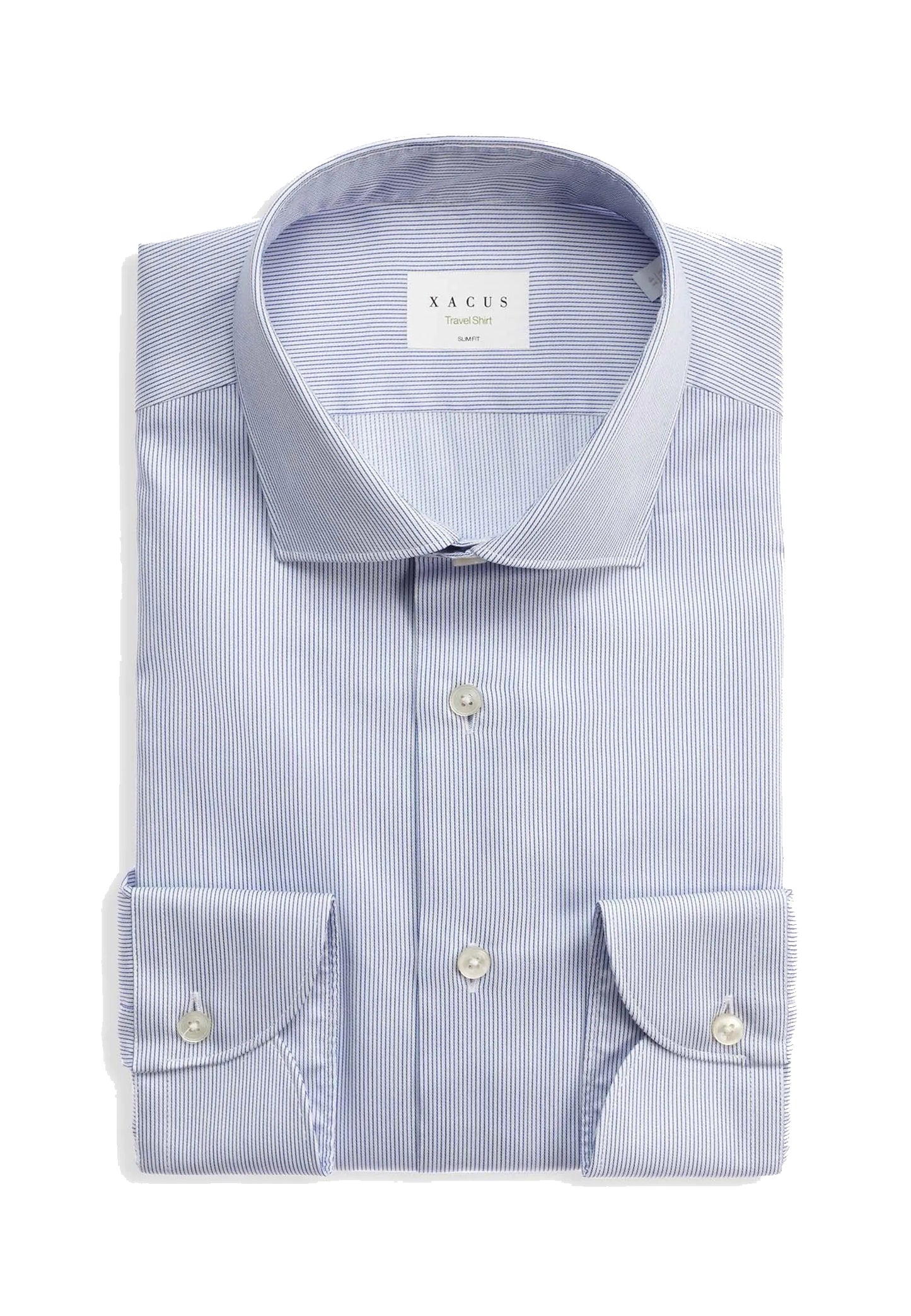 Camicia classica cotone azzurra Xacus P24