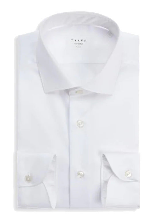 Xacus P24 classic white cotton shirt