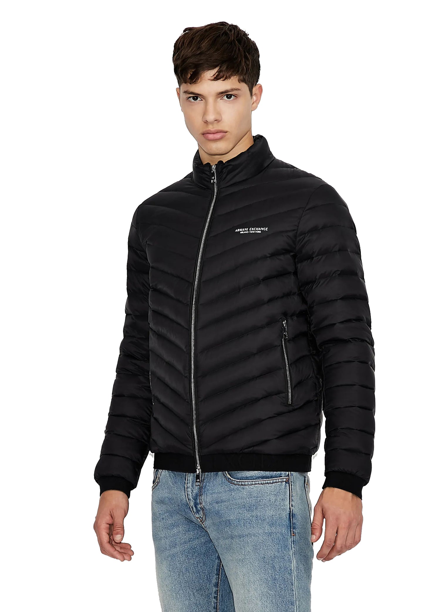 Piumino leggero mezza stagione nero Armani Exchange P24