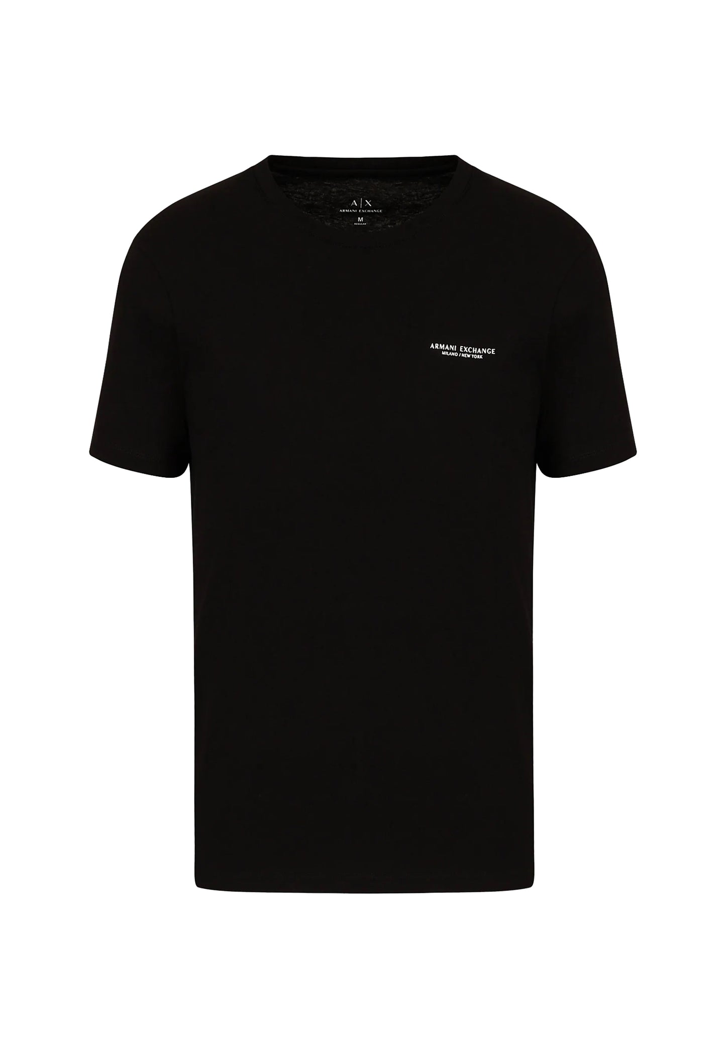 T-shirt nera girocollo scritta cuore Armani Exchange P24