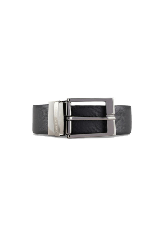 Armani Exchange P24 black eco-leather belt