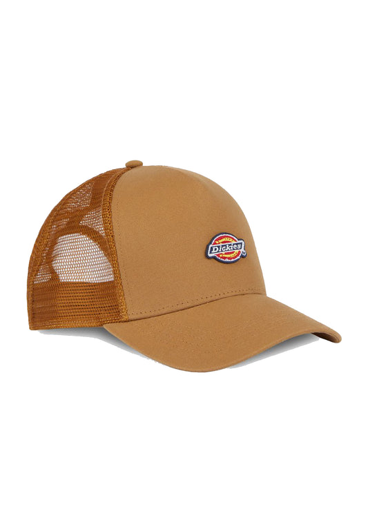 Brown Hanston cotton Dickies P24 trucker cap