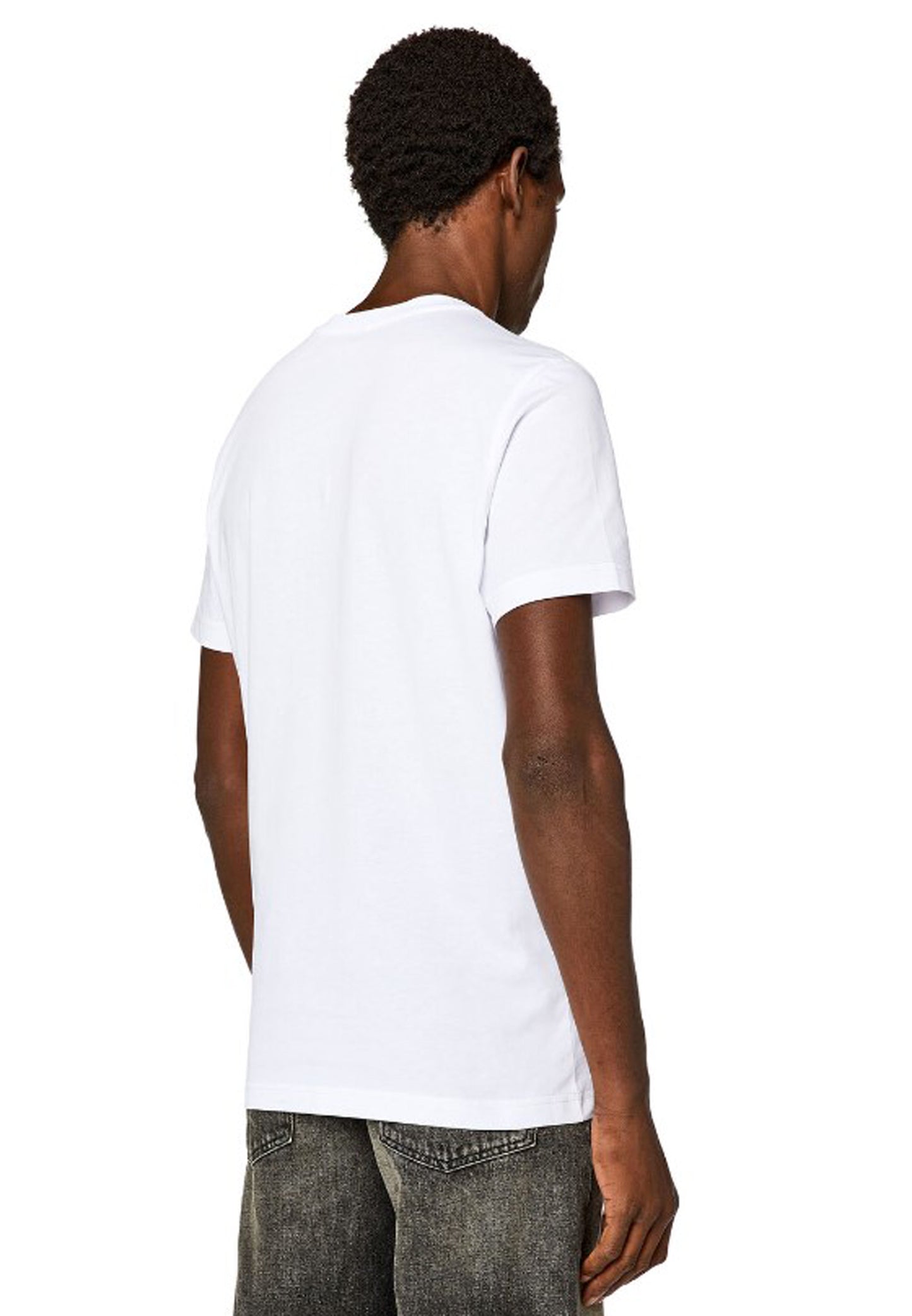 White cotton crew-neck t-shirt T-Diegor Diesel P24