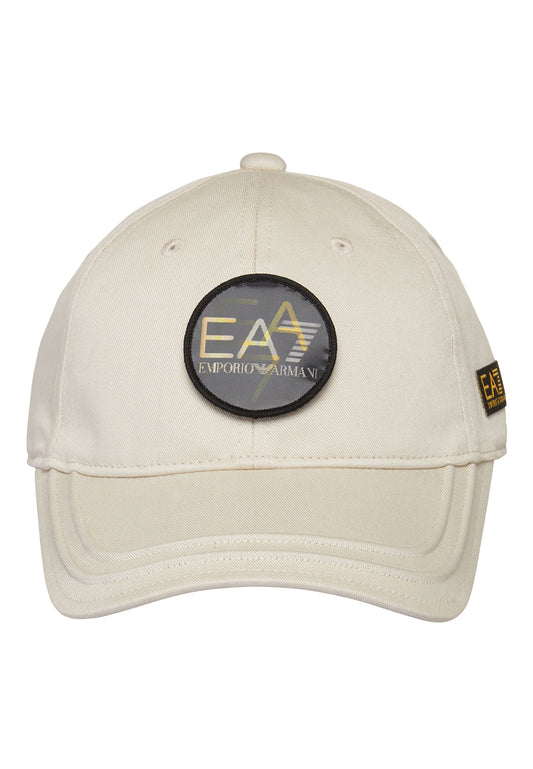 Cream cotton baseball cap EA7 Armani P24