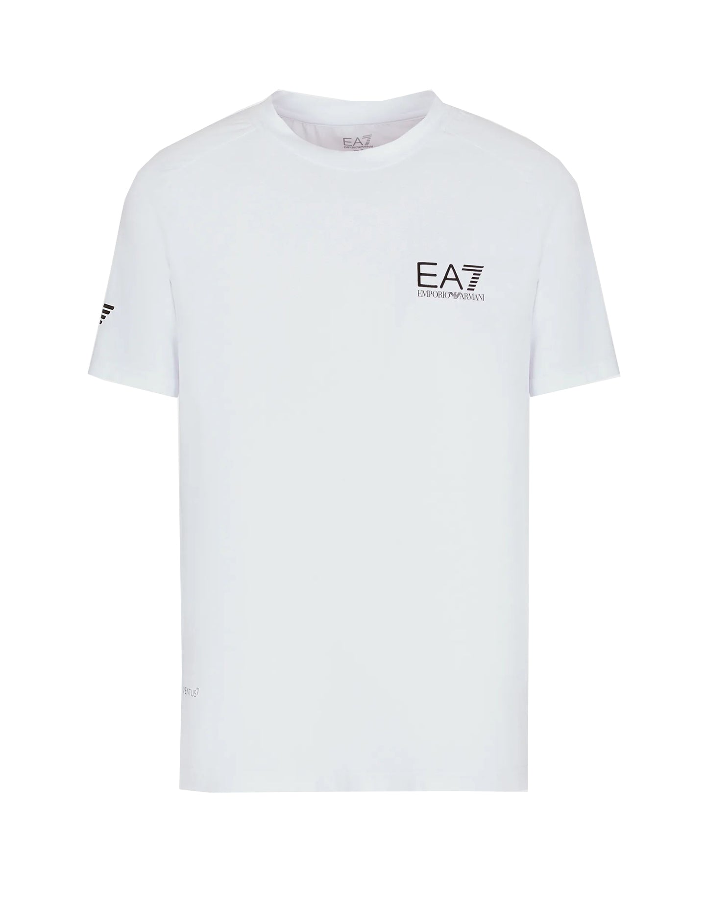 Ventus7 EA7 Armani P24 technical white crew-neck t-shirt