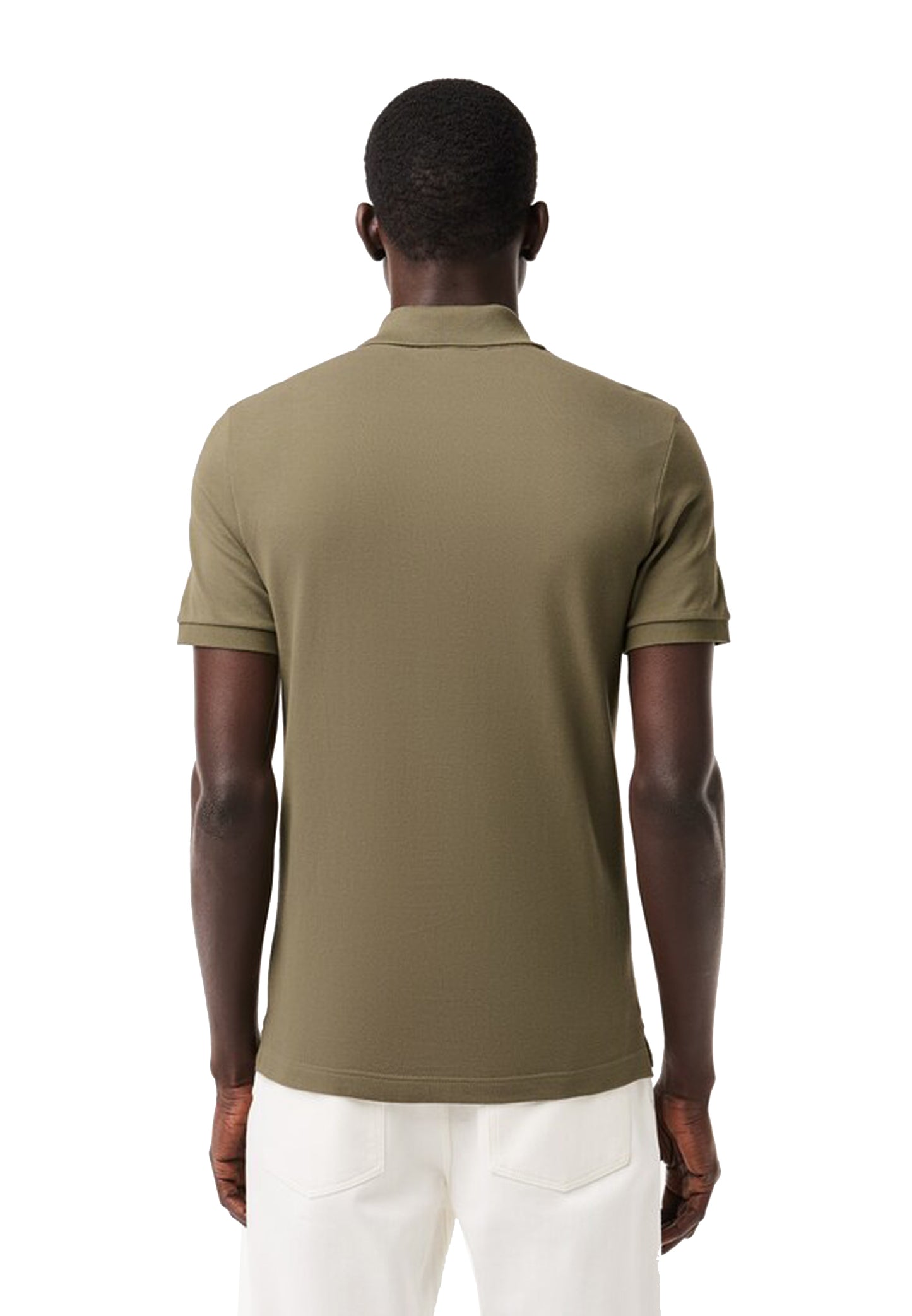 Lacoste P24 slim fit cotton green khaki polo shirt