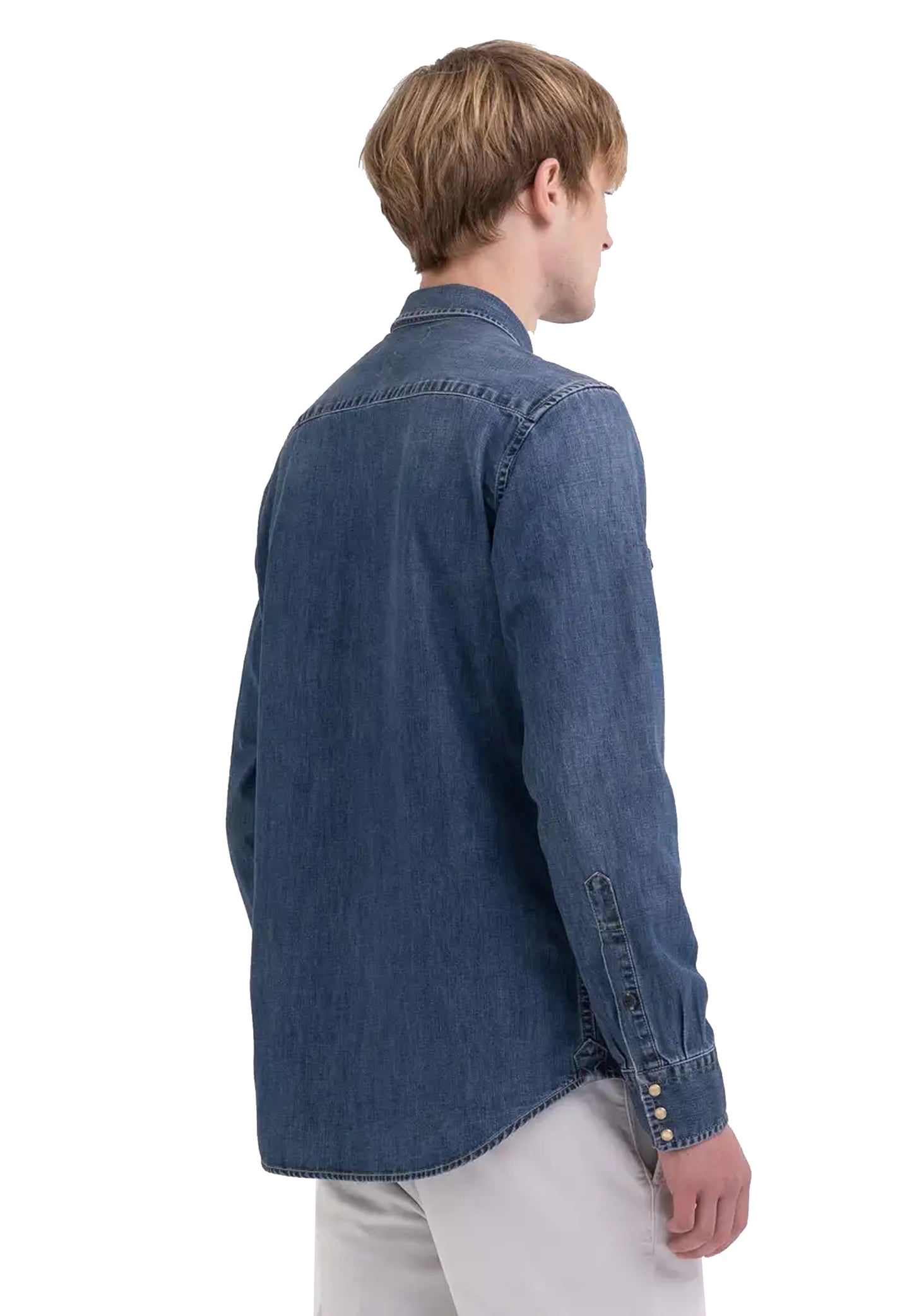 Camicia jeans denim cotone Replay P24
